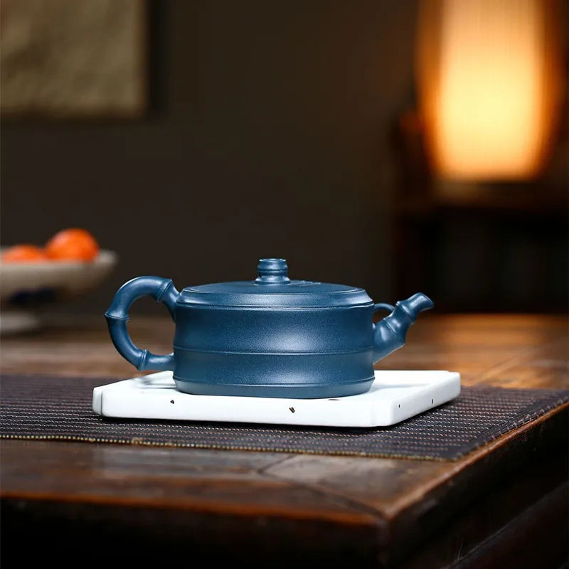 240ml Purple clay pot Tea Pot Kung Fu Tea Set Teapots Chinese Ceramic Kettle Gift High Quality Handmade bamboo teapot Clay pot