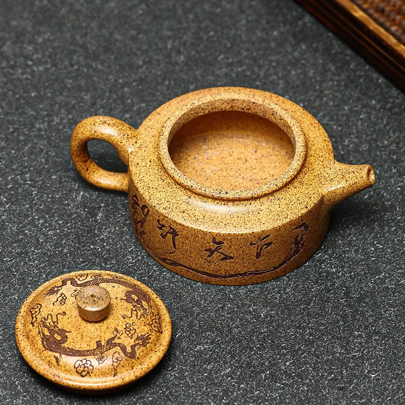 240ml Tradition Section Mud Filter Teapot Master Handmade Yixing Purple Clay Tea Pot Custom Tea Accessories Zisha Tea Set