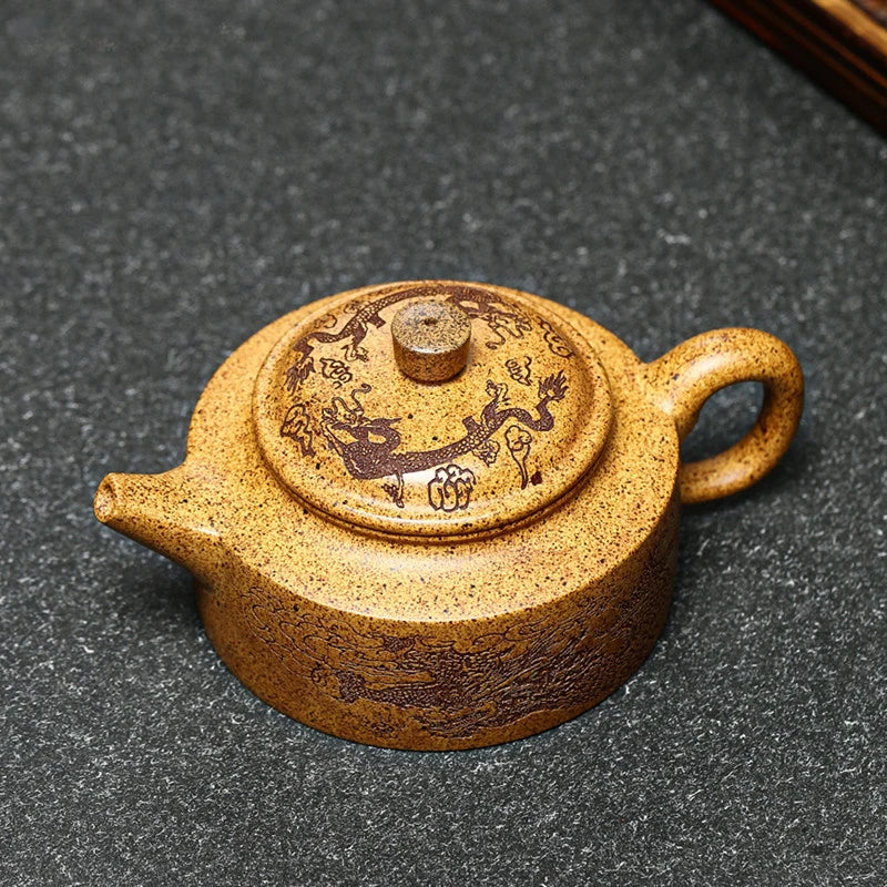 240ml Tradition Section Mud Filter Teapot Master Handmade Yixing Purple Clay Tea Pot Custom Tea Accessories Zisha Tea Set