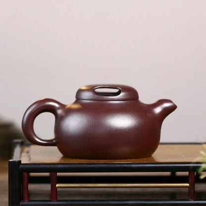 240ml Yixing High-end Purple Clay Teapots Famous Handmade Tea Pot Raw Ore Zhu Mud Kettle Chinese Zisha Tea Set Collection Gifts