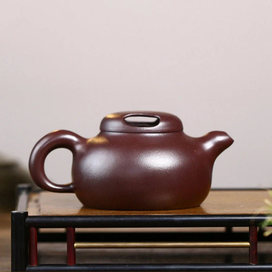 240ml Yixing High-end Purple Clay Teapots Famous Handmade Tea Pot Raw Ore Zhu Mud Kettle Chinese Zisha Tea Set Collection Gifts
