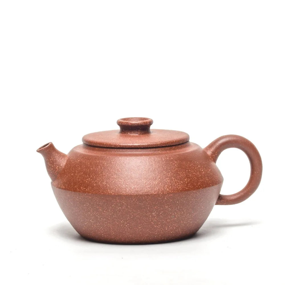 240ml Yixing Pottery Teapot Original Mine Famous Hand-made Round Button Pot Teapot Kungfu Tea Set Tea Set Gift Box Set Teaware