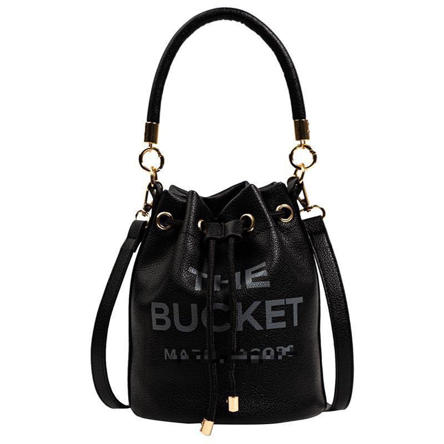 Women's Shoulder Bags Desinger Drawstring Bucket Bag, Top Faux Leather Handbags