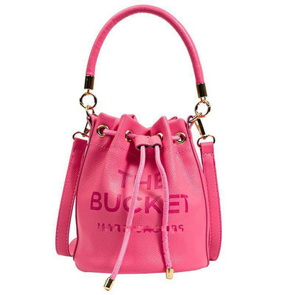Women's Shoulder Bags Desinger Drawstring Bucket Bag, Top Faux Leather Handbags