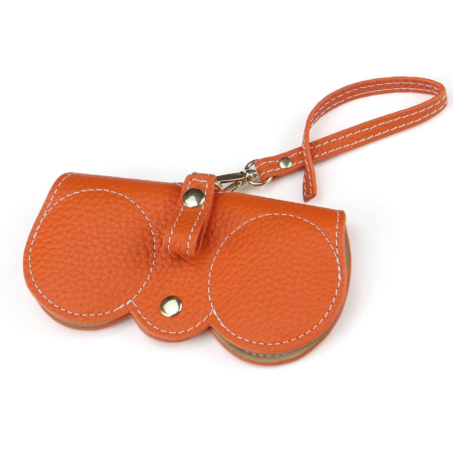 2Pcs Soft Leather Sunglasses Bag Eyeglasses Reading Glasses Case Holder Storage
