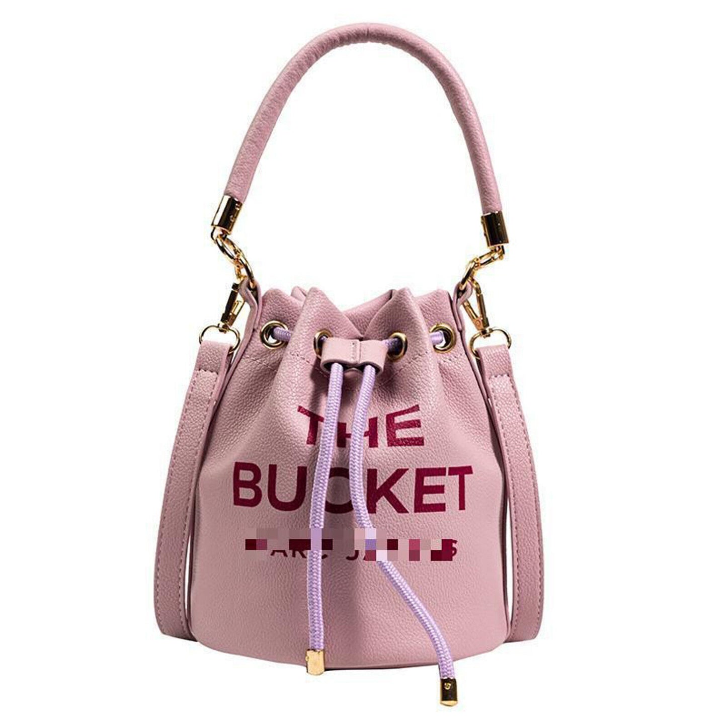 Women's Shoulder Bags Desinger Drawstring Bucket Bag, Top Faux Leather Handbags