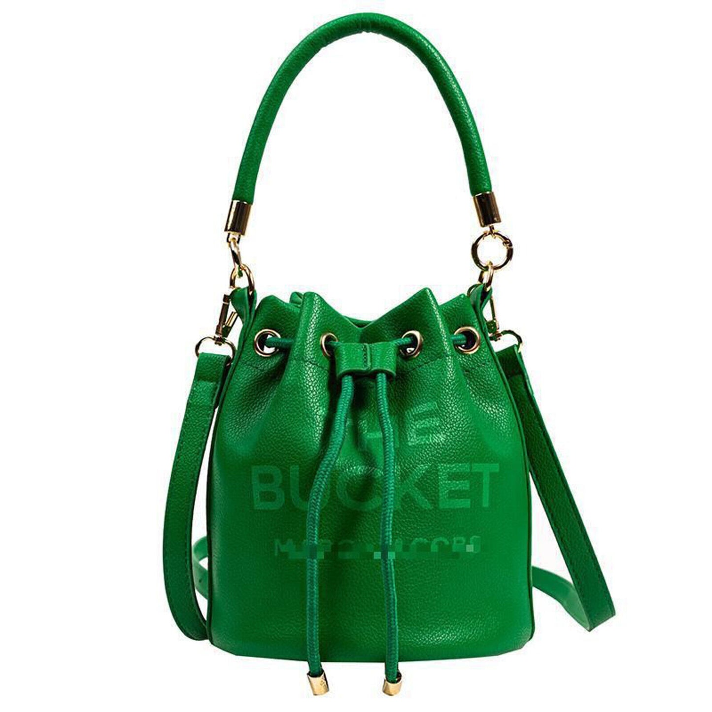 Women's Shoulder Bags Desinger Drawstring Bucket Bag, Top Faux Leather Handbags