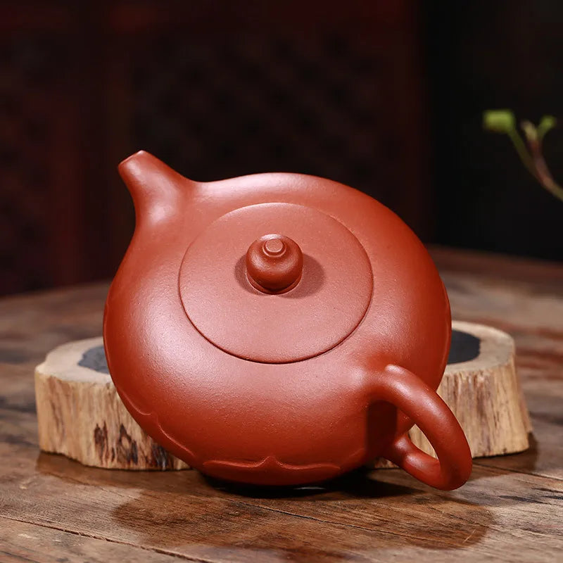 250CC Dingshu Town Yixing China Black Tea Dahongpao Original Mine Purple Casserole Wholesale Zen Lotus Teapot Kungfu Tea Set