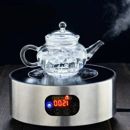 250ML Glass Teapot Household Teaware Tea Infuser Heat Resistant High Temperature Explosion Proof Milk Rose Flower Tea Set Teacup