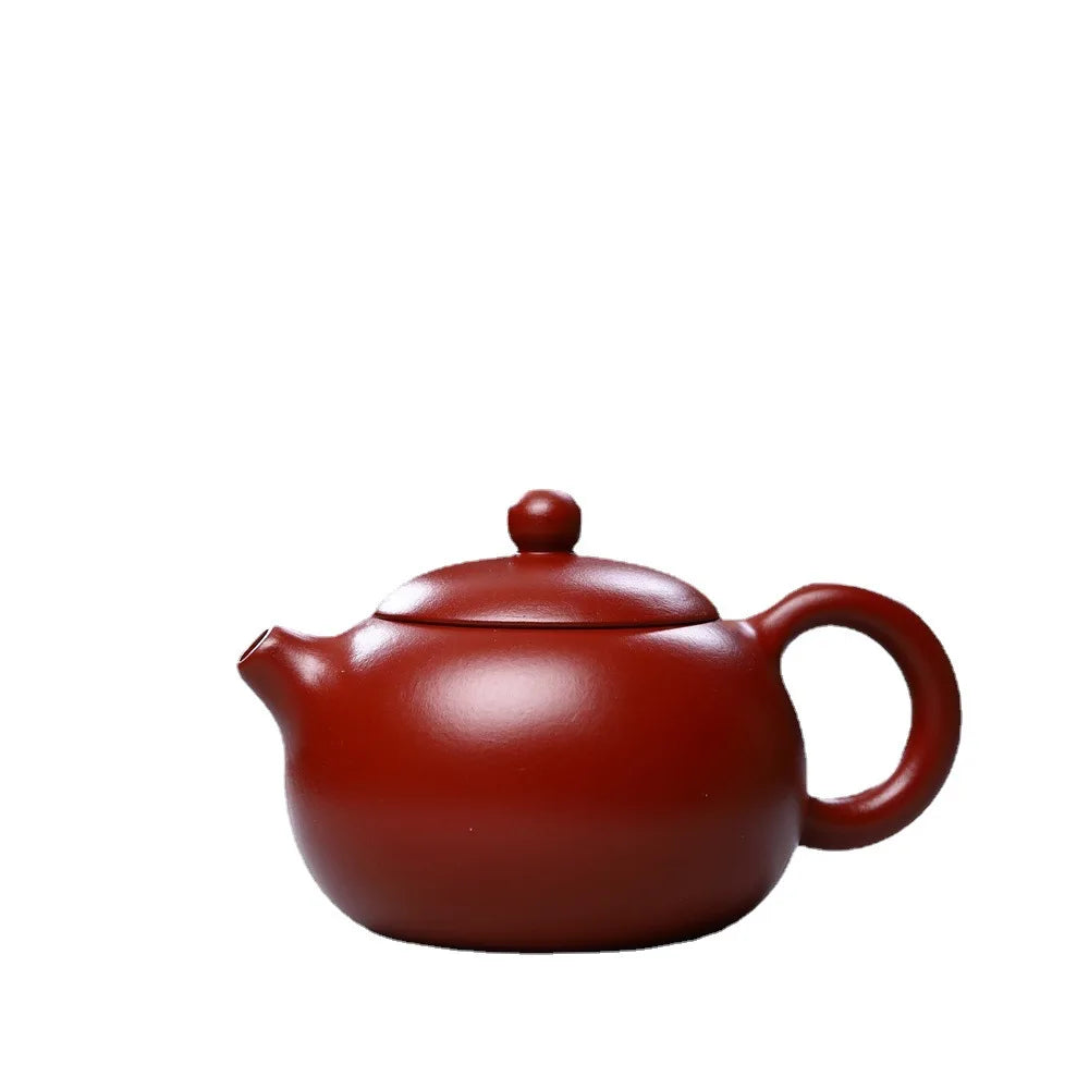 250ML Yixing Purple Clay Teapot Machine-made Xishi Tea Pot Raw Ore Dahongpao Quality Teaware Oolong Pu're Tea Set Filter Kettle