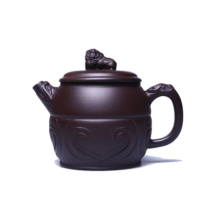 250ML Yixing Tea Pot Purple Clay Teapot Beauty Kettle Raw Ore Home Handmade Boutique Tea Set Authentic Tie Guanyin Drinkware