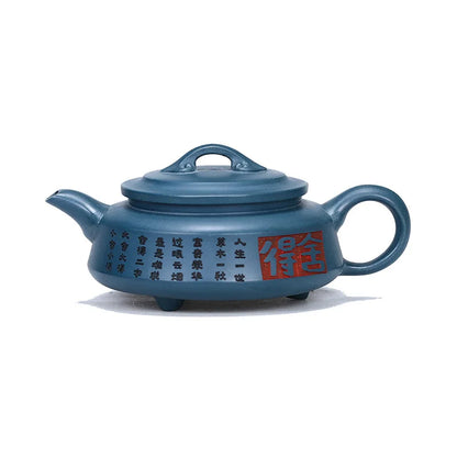 250cc Chinese Yixing Purple Clay Teapots Famous Artists Handmade Raw Ore Zisha Tea Pot Kettle High-end Tea Set Collection Gifts