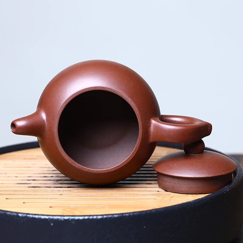 250cc Chinese Yixing Teapots Tea Pot Kungfu Full Hand Made Breast Top Teapots big red hong pao Mud Author Shan Fang Handmade
