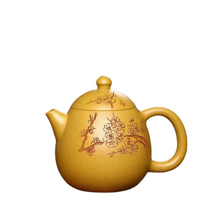 250cc Chinese teapot Yixing Purple Clay Pot Pure Handmade Original Gold Dragon Egg Pot Kung Fu Tea Set Teapot Small Capacity