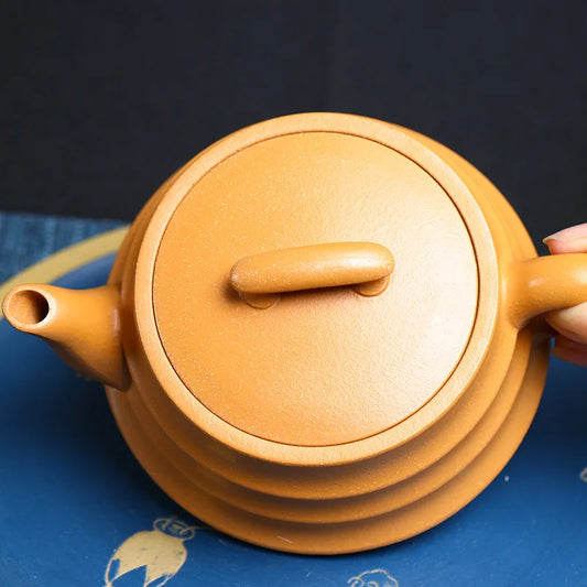 250cc Classic Yixing Purple Clay Teapot Handmade Section Mud Xishi Pot Zisha Filter Beauty Kettle Chinese Tea Set Accessories