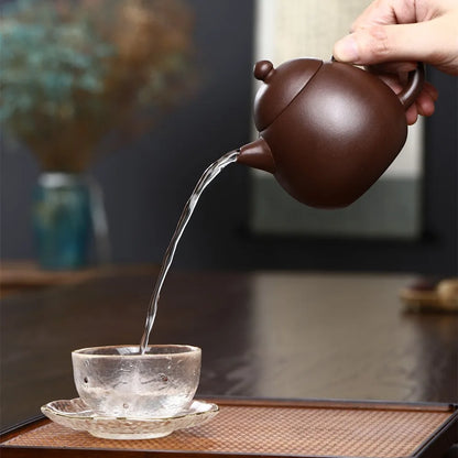 250cc Master Handmade Favorites Kettle Zhu Ni Teapot Health Pot For Kung Fu Tea China Milk Oolong Tea Ceremony Sets Teapot