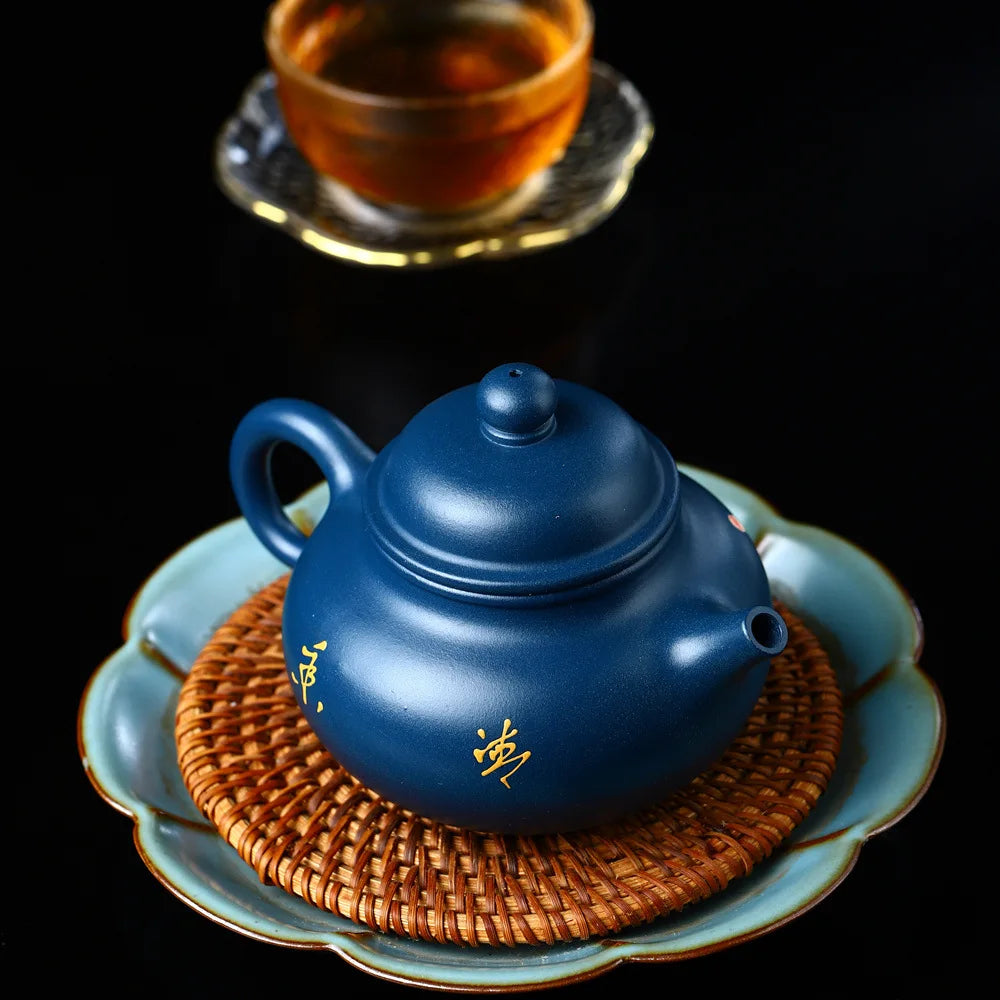 250cc Yixing Handmade Purple Clay Teapots Infuser Xishi Tea Pot Beauty Kettle Customized Zisha Set Authentic Gift