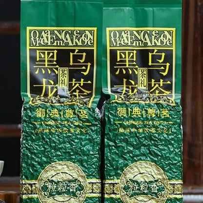 250g/500g Chinese Hei TieGuanYin Tea Set Vacuum Plastic Bags Anxi Tieguanyin Black Oolong Tea Compression Packing Bag