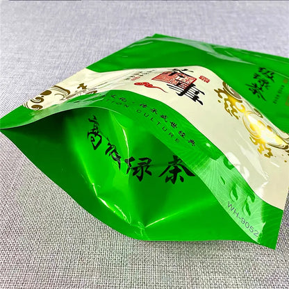 250g/500g Chinese Longjing Tea Pot Zipper Bags YunWu Biluochun Green Tea Recyclable Sealing No Packing Bag