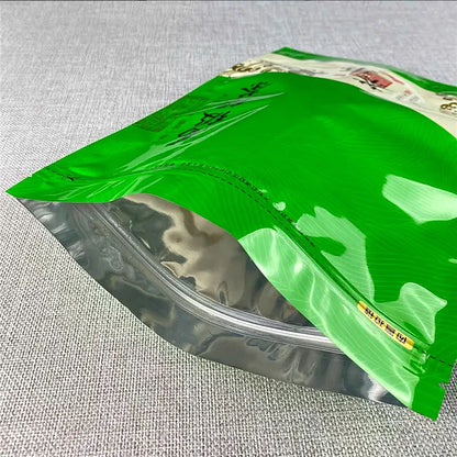 250g/500g Chinese Longjing Tea Pot Zipper Bags YunWu Biluochun Green Tea Recyclable Sealing No Packing Bag