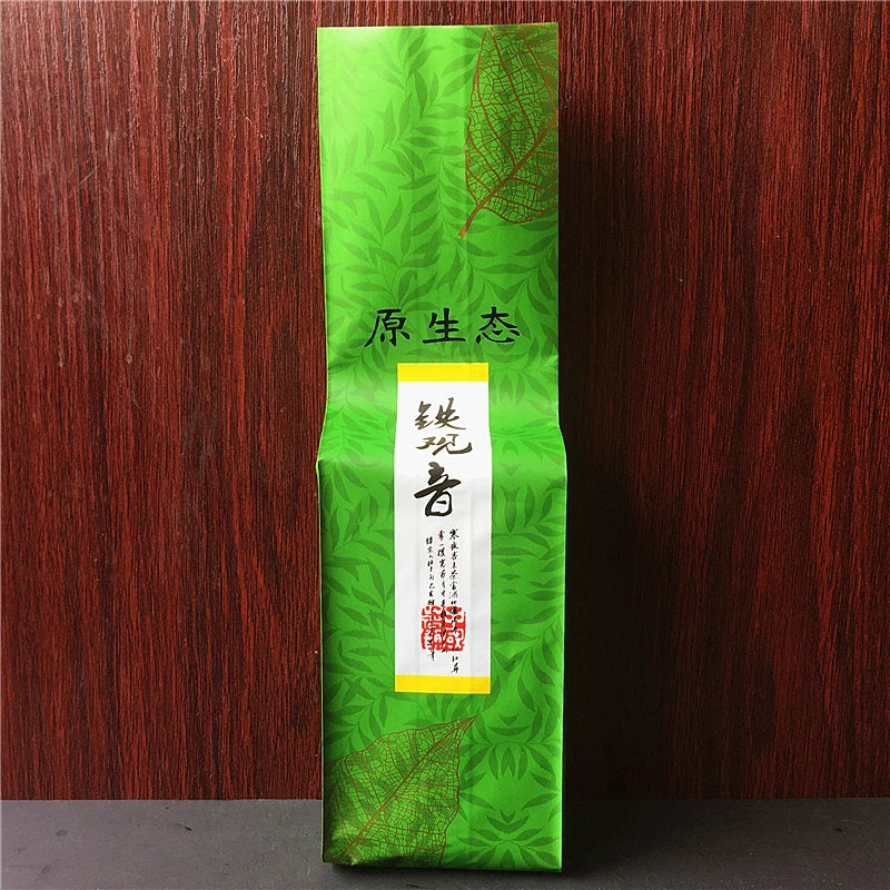 250g China TieGuanYin Tea Set Vacuum Plastic Bags Anxi Tieguanyin Oolong Tea Recyclable Compression NO Packing Bag