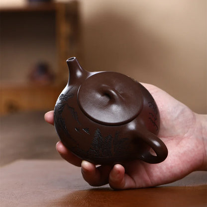 250ml Boutique Yixing Purple Clay Tea Pot Master Handmade Beauty Teapot Tradition Zisha Filter Teaware Customized Tea Infuser