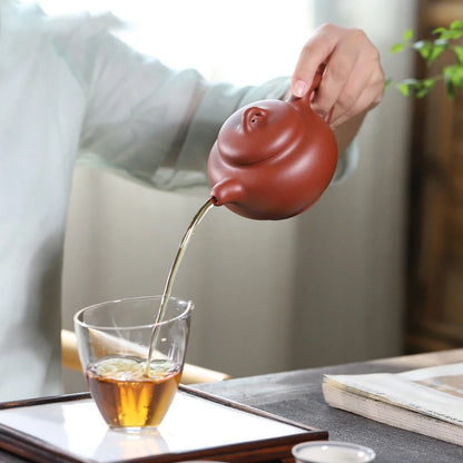 250ml Chinese Yixing High-end Raw Ore Purple Clay Teapots Famous Artists Handmade Tea Pot Beauty Kettle Zisha Tea Set Collection