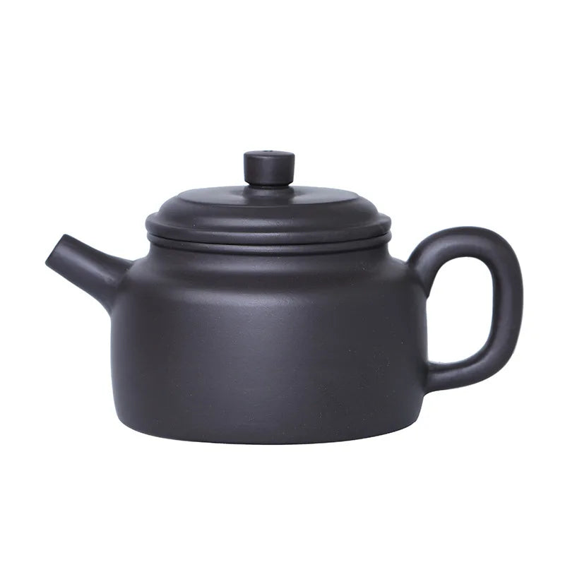 250ml Chinese Yixing Purple Clay Teapot Famous Handmade High-end Xishi Tea Pot Hand Carved Kettle Zisha Tea Set Collection