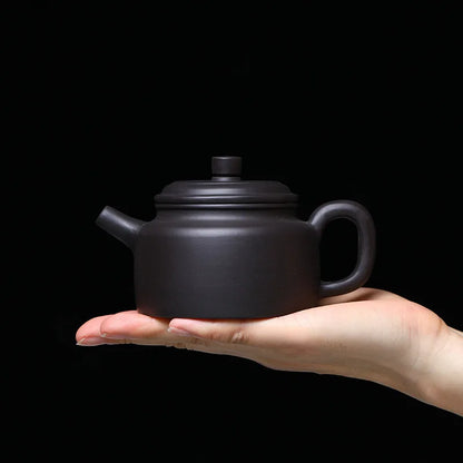 250ml Chinese Yixing Purple Clay Teapot Famous Handmade High-end Xishi Tea Pot Hand Carved Kettle Zisha Tea Set Collection