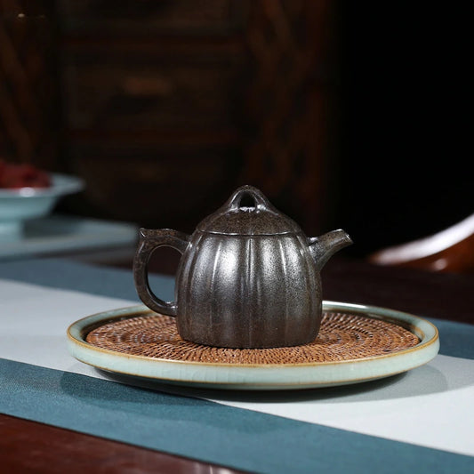 250ml Chinese Yixing Purple Clay Teapot Handmade Beauty Teapot Raw Ore Section Mud Filter Teaware Classic Zisha Tea Accessories