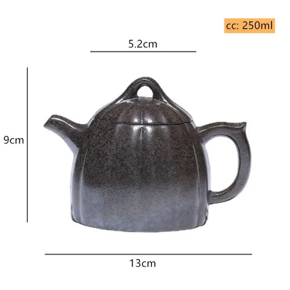 250ml Chinese Yixing Purple Clay Teapot Handmade Beauty Teapot Raw Ore Section Mud Filter Teaware Classic Zisha Tea Accessories