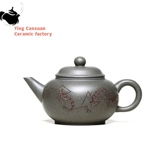 250ml Classic Yixing Purple Clay Teapot Chinese Handmade Filter Tea Pot Home Zisha Beauty Kettle Customized Tea Set Accessories