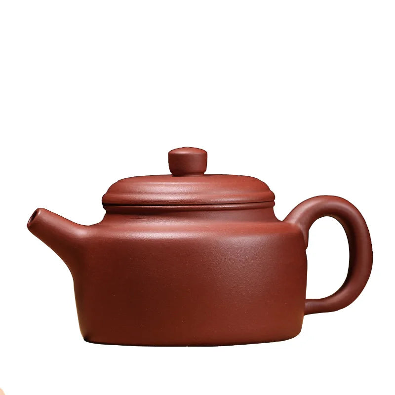 250ml Free Shipping Yixing Purple Clay Teapot German Clock Pot Chinese Raw Ore Clear Cement Zisha Tea Pots