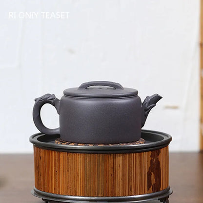 250ml High-end Yixing Purple Clay Teapots Beauty Kettle Large Caliber Famous Handmade Tea Pot Chinese Raw Ore Zisha Tea Set