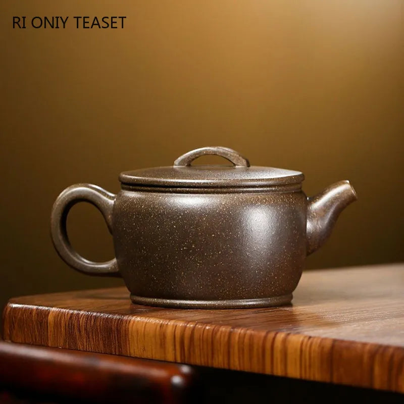 250ml Retro Zisha Filter Beauty Tea Pot Chinese Yixing Purple Clay Teapot Tradition Tea Set Accessories Household Drinkware