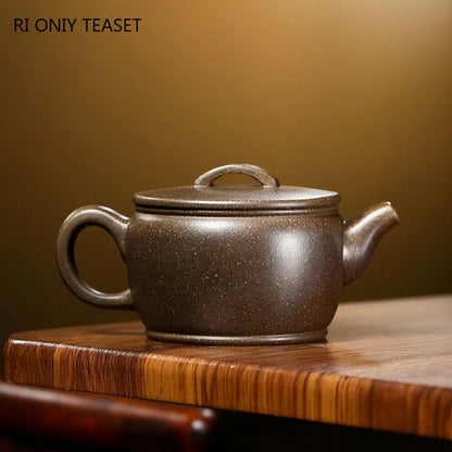 250ml Retro Zisha Filter Beauty Tea Pot Chinese Yixing Purple Clay Teapot Tradition Tea Set Accessories Household Drinkware