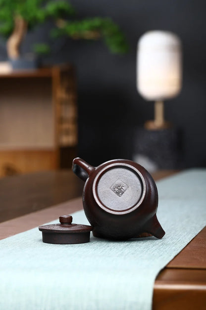 250ml Yixing Purple Clay Tea Pot Hand-painted Dragon Pattern Beauty Teapot Chinese Zisha Tea Set Custom Tradition Filter Kettle