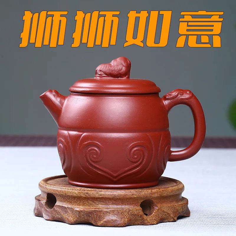 250ml Yixing Purple Clay Teapot Xi Shi Teapot Dahongpao Tea Set Famous Home Handmade Kettle Tea Ceremony Accessories