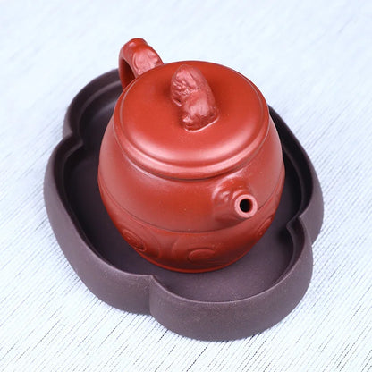 250ml Yixing Purple Clay Teapot Xi Shi Teapot Dahongpao Tea Set Famous Home Handmade Kettle Tea Ceremony Accessories