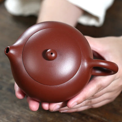 250ml Yixing Purple Clay Teapots Xishi Tea Pot 188 Ball Hole Filter Kettle Master Handmade Zisha Teaware Dahongpao Authentic
