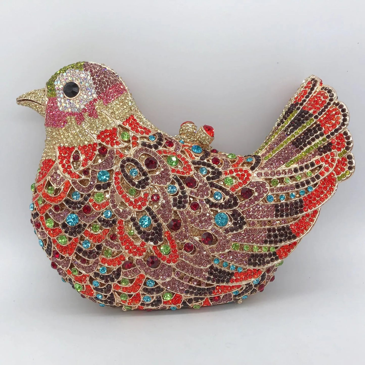 26 Colors Woman Bird Diamond Cute Evening Bag Cocktail Prom Crystal Stone Party Handbag Wedding Bridal Dinner Metal Shinny Purse