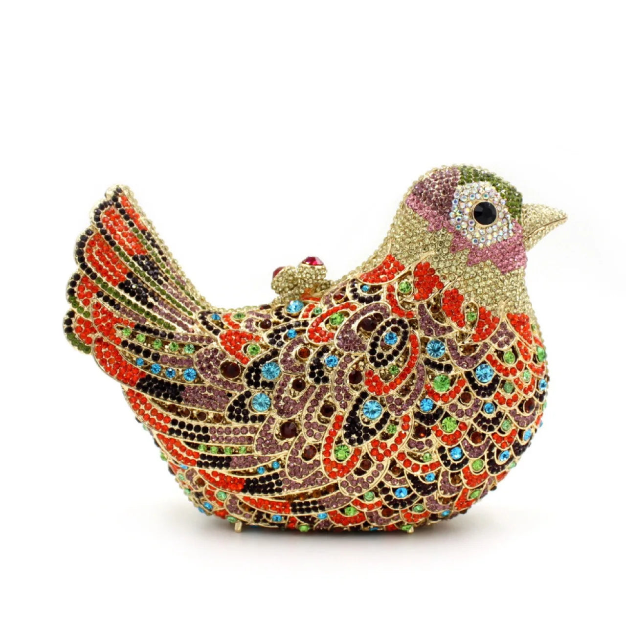 26 Colors Woman Bird Diamond Cute Evening Bag Cocktail Prom Crystal Stone Party Handbag Wedding Bridal Dinner Metal Shinny Purse