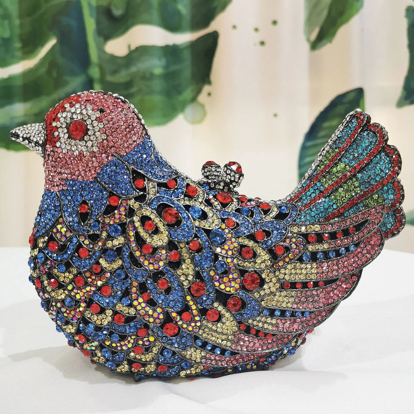 26 Colors Woman Bird Diamond Cute Evening Bag Cocktail Prom Crystal Stone Party Handbag Wedding Bridal Dinner Metal Shinny Purse