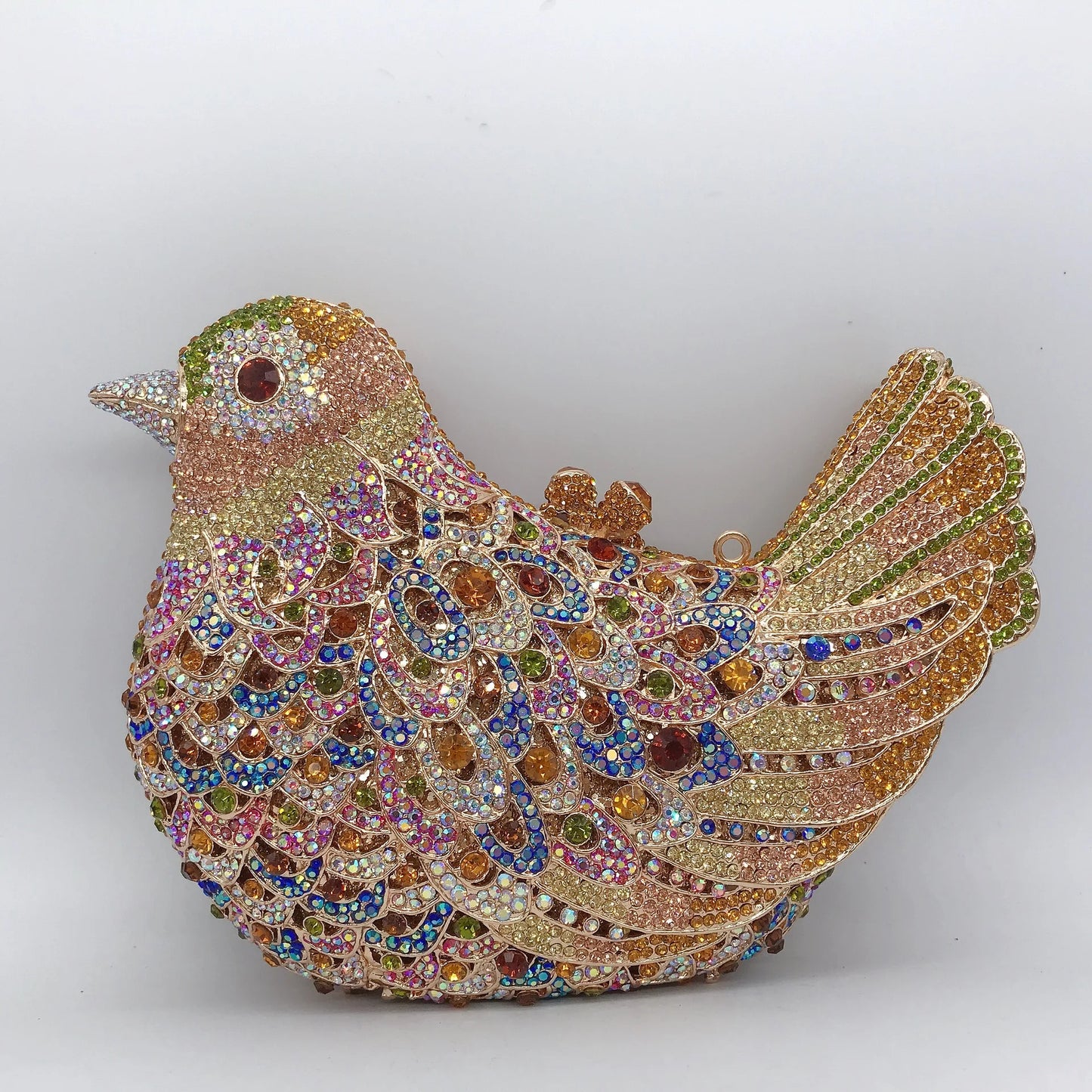 26 Colors Woman Bird Diamond Cute Evening Bag Cocktail Prom Crystal Stone Party Handbag Wedding Bridal Dinner Metal Shinny Purse