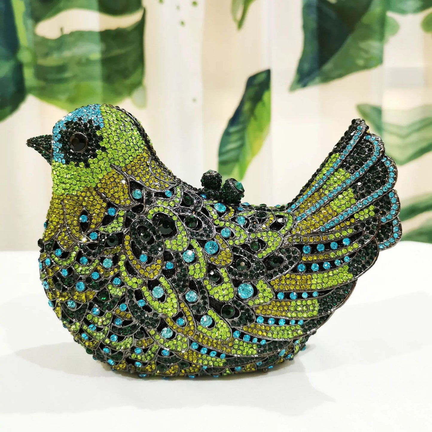 26 Colors Woman Bird Diamond Cute Evening Bag Cocktail Prom Crystal Stone Party Handbag Wedding Bridal Dinner Metal Shinny Purse