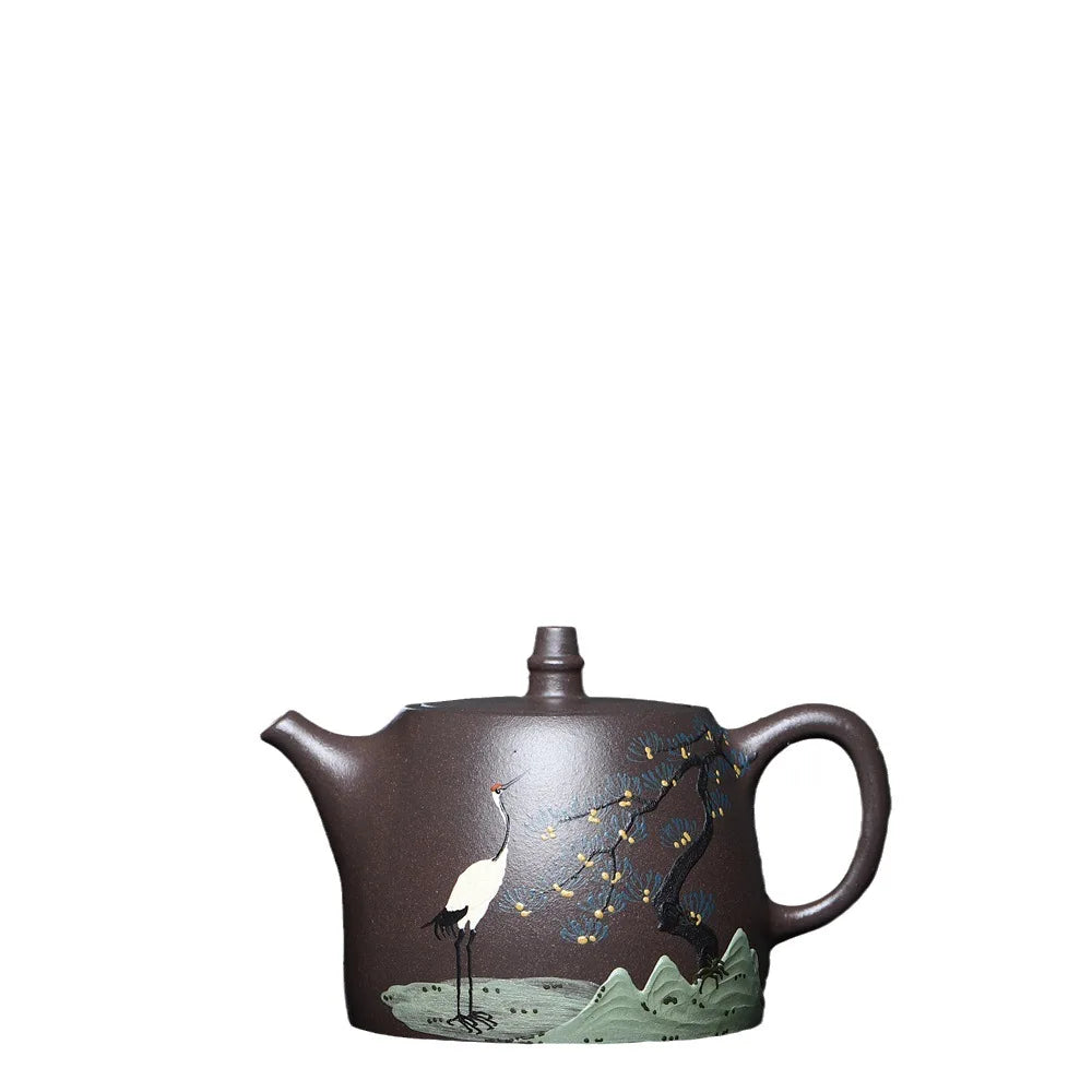 260cc Authentic Yixing Teapot Chinese Healthy Purple Clay Pot Original ore handmade Zisha customization Tea Set Kettle