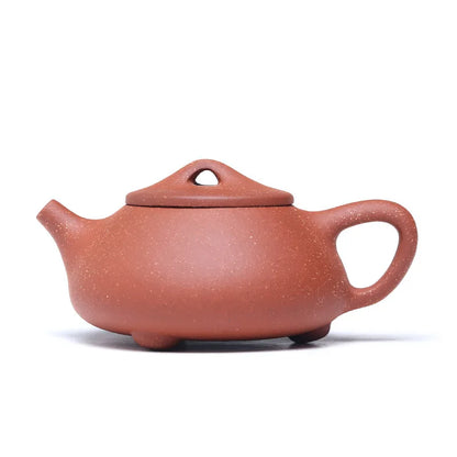 260cc Yixing genuine purple clay Shih Tzu pot Handmade raw ore dragon blood sand teapot Chinese Kung Fu tea set gift pot