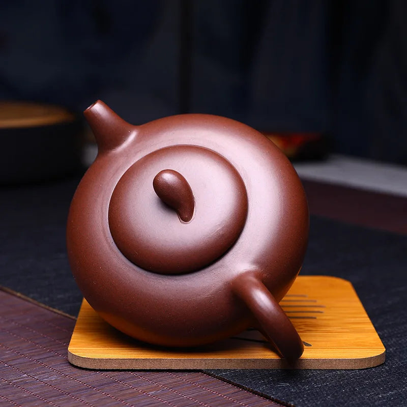 260ml Chinese Yixing Purple Clay Tea Pot Home Dahongpao Customized Teaware Handmade Xishi Teapot Kettle Tea Ceremony