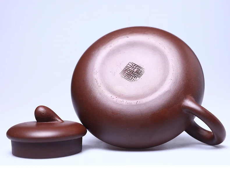 260ml Chinese Yixing Purple Clay Tea Pot Home Dahongpao Customized Teaware Handmade Xishi Teapot Kettle Tea Ceremony