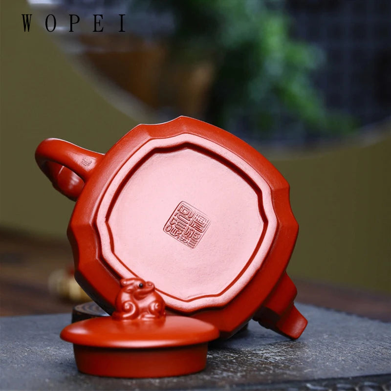 260ml Chinese Yixing Purple Clay Teapots Famous Handmade Dragon Shape Tea Pot Beauty Filter Kettle Zisha Tea Set Customized Gift